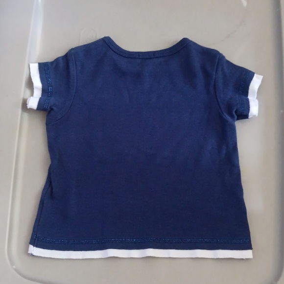 Layered look tee with embellished UK flag - Picture 2 of 2